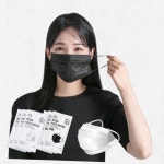 덴탈형 KF94 마스크 150매 개별포장 : 허니밸