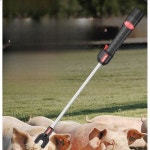 가축 몰이봉 전기스틱 소몰이 양돈장 전기 충격 막대 58cm 배터리1개+충전1개 : 은하별 스토어