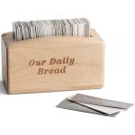 DaySpring - Our Daily Bread Wood Promise Box - 하나님의 말씀의 240가지 약속 - 공유 가능한 성경 카드 (J4531), 브라운 : 구비십일