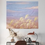 [한반도] SFr 대형 패브릭 포스터 유화 갈대 M(WFHLF3L) : 핫트랙스