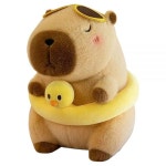 콧물 흘리는 카피바라 인형 - 25cm x 오리튜브 x 1개 : 더 클루