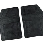 G0552 거빈 고무매트 블랙 2P 원매트 : 크루닛