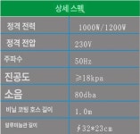 화목난로청소기 프라이데이 재청소기 그릴 산업용 헤파 모터 포함 1000W : 레라샵