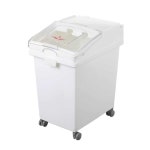 대용량 쌀 밀가루 보관통 대형 보관함 곡물 이동식 잡곡 밀폐 업소용 밀가루통 1. 100L 쌀통 : 바잉셀러