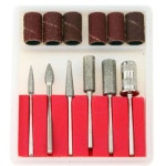 전문가용 매니큐어 폴리셔 세트 - 샌딩 밴드 연마 그라인딩 드릴 비트 : KOTV 쇼핑