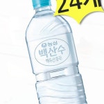 백산수 무라벨 1L 24개입 생수 식수 대용량 물 : 웃으미꽃이 피는