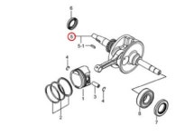 DNA모터스 UHR125 크랭크샤프트 12200H2C200H000 : 예스바이크