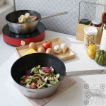 컴엔제이 레벤호프 스트롱 웍팬 주방웍 스텐팬 요리웍 : 컴엔제이3