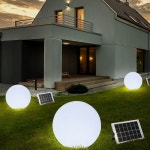 정원 태양광 공조명 마당 전원형 보름달 카페 캠핑 램프 : 구해줘월드