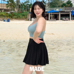 [비키비키] 카농 스윔 스커트 팬츠 빅사이즈 : 비키비키