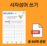 초등 사자성어 카드 : 라온북다움