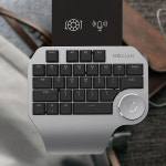 Delux T11 디자이너키보드 기계식 디자이너 포토샵 키보드 웹툰 한손키보드 실버그레이 리드버전 화이트 축 아니오 : 쇼핑엔모어