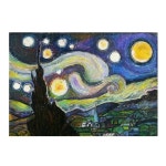 5인용 초등 명화 익히기 수업용 고흐 별이빛나는밤 종이 도안 색칠하기 미술 창체 : 인사이트쇼핑몰