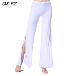 밸리댄스 코스튬 여성용 벨리댄스 바지 현대 무용 연습 훈련 스플릿 요가 스포츠 소프트 2025 : 네미아