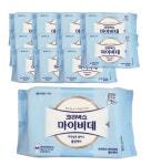 크리넥스 마이비데 클린케어 화장실용 물에녹는 비데 물티슈 리필형 46매 x 12팩 : DOUDA