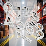 입체 숫자 스티커 은색 모텔 동호수 넘버링 독서실 : 노 이 즈