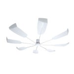 더시원한 천장형 에어컨 실링팬 시스템에어컨용 바람분산 걸이식 간편설치 천장선풍기 무동력 : 슈가러시