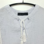 브이넥 태슬 블라우스 F_S0529 : 마데인빈티지