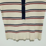 크롭 반팔 골지 니트 F_S0535 : 마데인빈티지