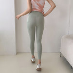 여성 포켓 하이웨스트 힙업 요가 레깅스 : 베이직N