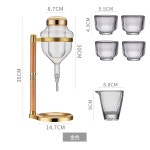 사케 와인 쿨러: 상단 바늘 드립 분배기 따뜻한 포트 일본 요리 베셀 효율적인 내구성 있는 07 male Cu... 1개 : 전주자연