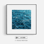 반짝이는 바닷물 고요한 풍경 인테리어 그림 푸른 물결 레스토랑 거실 침실 현관 벽 액자 : 혀니피플