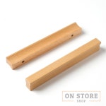 [ON디자인] 나무 가구손잡이 2p세트 128mm 옷장손잡이 옷장문고리 : 온스토어샵