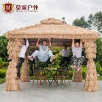 볏짚 파고라 원두막 정자 마당 인테리어 야외 바베큐장 : 용또상점