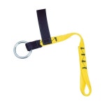 츠요론 풀 하네스 안전벨트용 연결 벨트 황색 184 x 100 24 mm NR-2-Y-HD 1점 : 유니코콤