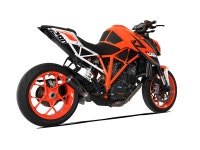 KTM 1290 슈퍼듀크 R (14-16) HP 코르세 슬립온 머플러 GP07 블랙 링 KTGP1001BG-AB : CUSMOTO