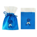 복주머니 파랑 포장 파우치 생일 : 클릭플라자