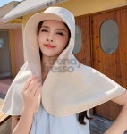 넛츠샵 와이드썬캡 여성모자 햇빛차단 여성썬캡 여자모자 : 넛츠샵