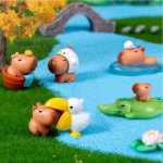 테라리움 피규어 DIY 식물 화분 꾸미기 카피바라 미니어처 10종 세트 : 비오스샵