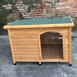 고양이 빌라 야외 애견 방수 견사 원목 진돗개 대 A. 견고한 나무 개집, A. 사양 없음 : 리유앤코