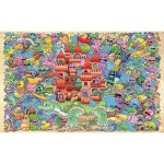 Pintoo 성인용 직소 퍼즐 1000피스 - 신비로운 성 아름다운 플라스틱 퍼즐, 홈 데코, 먼지 없음, 쉬운 보관 [H1672] : 토이저렴스