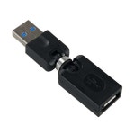 오라몰 USB 3.0 회전 젠더 자유 노트북 PC 케이블 연결 : 오라몰랑