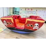 에어 바이킹 해적 수박 풍선 시소 볼풀 공기 흔들 의자 2.2-1.2-0.9m/2명 : 밤부같이