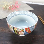 면기 우동 그릇 우동그릇 라면 덮밥 냉면 국수 비빔밥 짬뽕 짜장면 일본 도자기 상업용 국물 샐러드 과일 5.5인치 식기 : 모리앤리