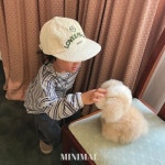 미니멀 고르댕 럽앤피스 캡모자 25가을 : 미미앤키즈