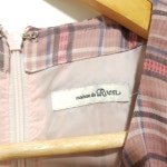 로엠 체크 프릴 원피스 85-95-160_S0594 : 마데인빈티지