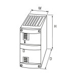85381 MURR MCS-A ASI 전원 공급 장치 1 상 입력 95-265VAC 출력 305V/4ADC : 엘루인상사