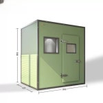 노래방부스 가정용 방음 연습실 노래방 부스 1400x1300x2100 mm : 개꿀템마켓