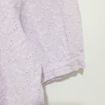 아이디스토어 펀칭 크롭 블라우스 F_S0579 : 마데인빈티지