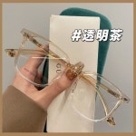 빅사이즈 사각 프레임 안경테 직접 교체 티타늄 얼굴 작고 넓어 보이게 오버사이즈 큰 : 쇼핑플랜잇