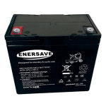 [에너세이브] 전동스쿠터/휠체어용 배터리 EV75-12 (2개/1세트) - 12V 75Ah : 닥터메디