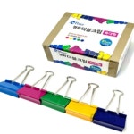 넛츠샵 평화 더블클립 특대 51mm 10p 사무용집게 클립집게 : 넛츠샵