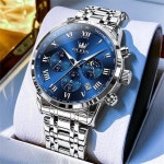 클래식 드레스 방수 스테인리스 스틸 읽기 쉬운 캐주얼 라지 페이스 Relojes para Hombres 아날로그 손목 럭셔리 G5529-G-81 : yes mall