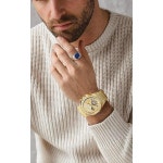 OLEVS 오토매틱 남성용 시계 스켈레톤 럭셔리 셀프 와인딩 다이아몬드 골드 스테인리스 스틸 방수 기계식 선물 손목 G9805 밴드  다이얼... 