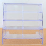 도화디자인 아크릴 투명 경사진열대 정리함 매장상품진열대 약국진열장 : 도화교습소