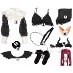 카타가와 마린 코스튬 악마의상 할로윈 유니폼 풀셋 S 작은 악마 세트+가발 : 글로바잉1